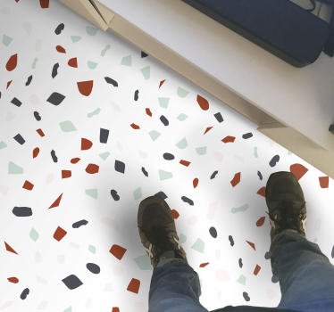 Stone mosaic vinyl flooring - TenStickers