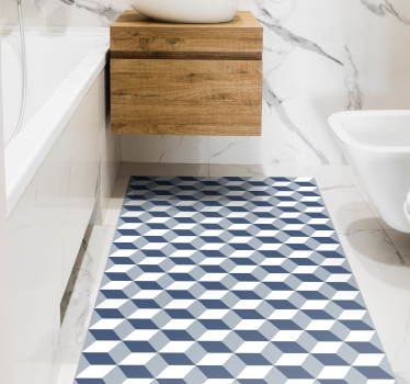 tiles in blue tones contemporary rugs - TenStickers