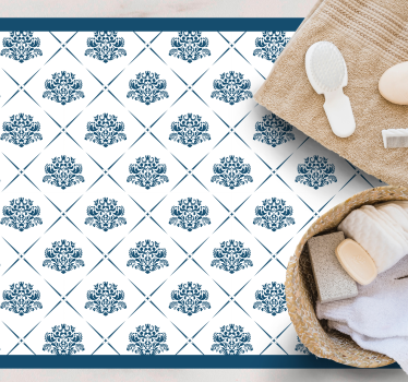 Traditional victorian tiles mat - TenStickers