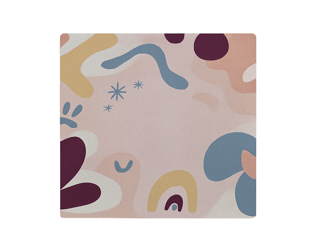 Abstract modern fabric outdoor vinyl rug - TenStickers