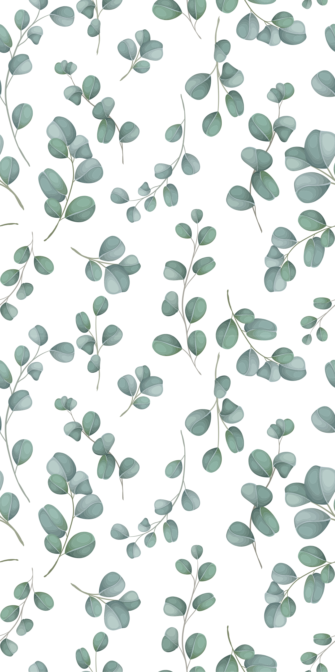Floral vinyl rug with elegant watercolor pattern - TenStickers