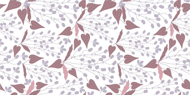 Floral vinyl rug with pastel vintage flower design - TenStickers