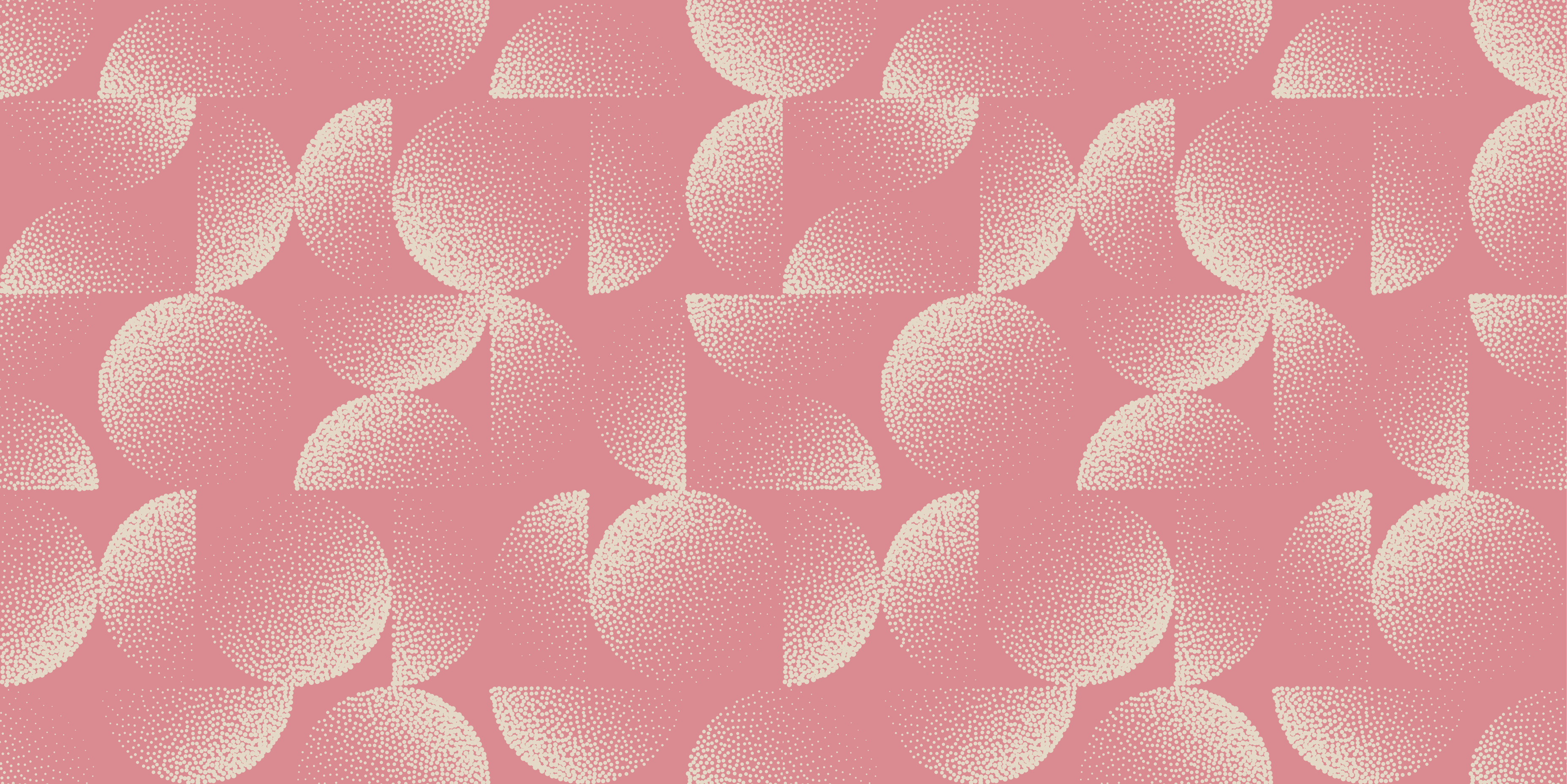 Dining room vinyl rug in pastel semicircles - TenStickers