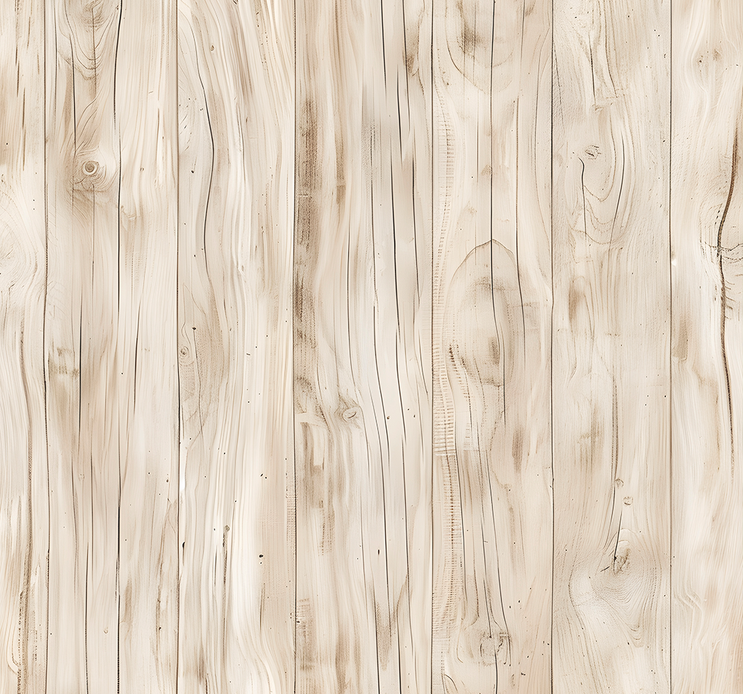 Dining room vinyl rug light wood table design - TenStickers