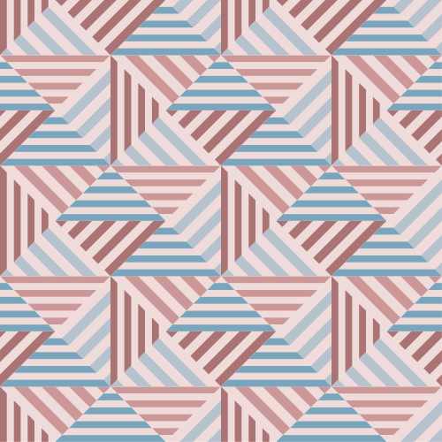 Dining room vinyl rug with abstract design - TenStickers