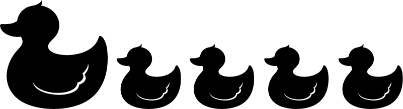 Bathroom vinyl rug rubber duck - TenStickers