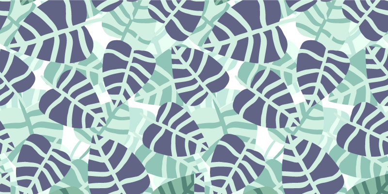 Floral vinyl rug with vibrant tropical flower design - TenStickers