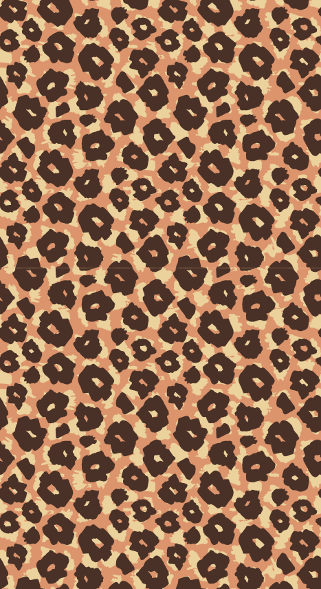 Animal print vinyl rug velvety classic leopard look - TenStickers