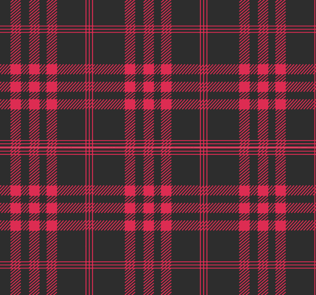 Christmas vinyl rug in christmas tartan pattern - TenStickers