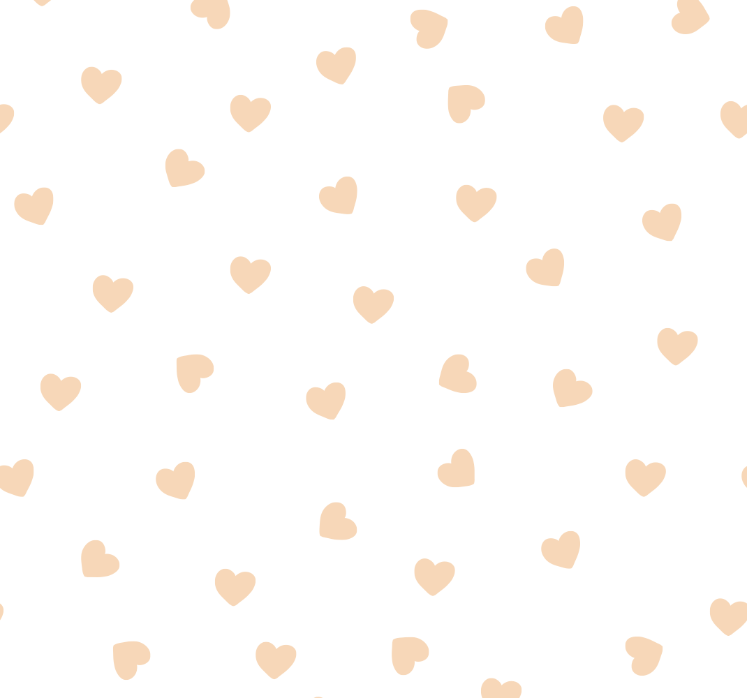 Tiny hearts bedroom vinyl rug - TenStickers