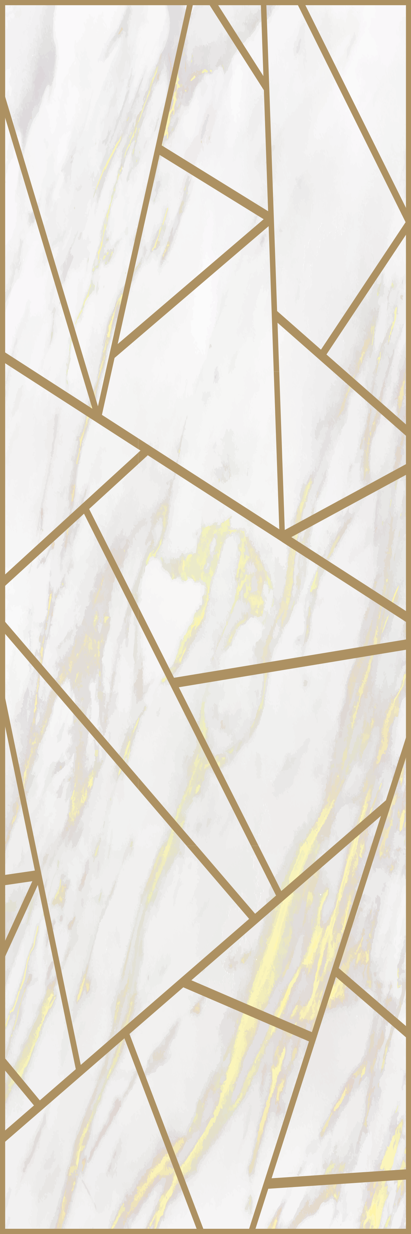 Bedroom vinyl rug marble geometric mosaic design - TenStickers