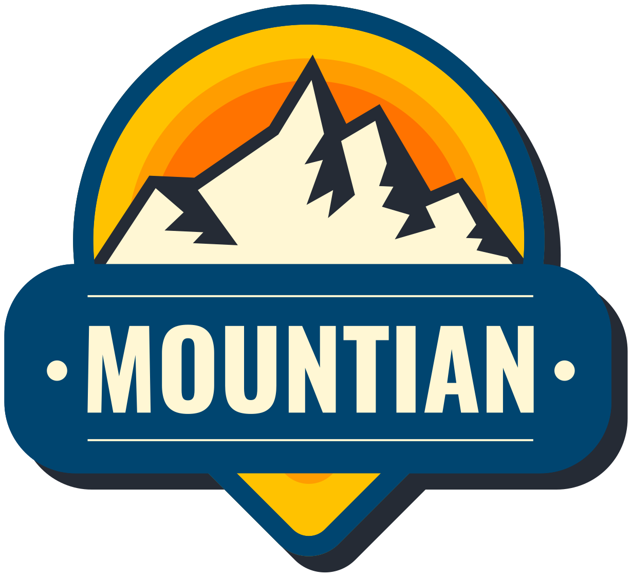 Nature vinyl rug for motorhome mountain explorers - TenStickers