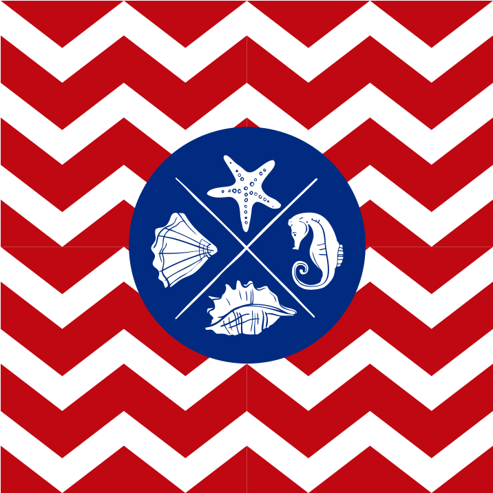 Nature vinyl rug seashell ocean design - TenStickers