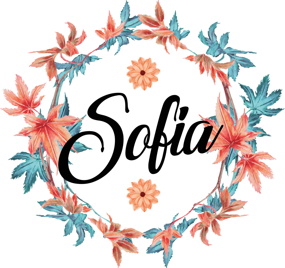 Floral vinyl rug autumn flower crown personalized - TenStickers