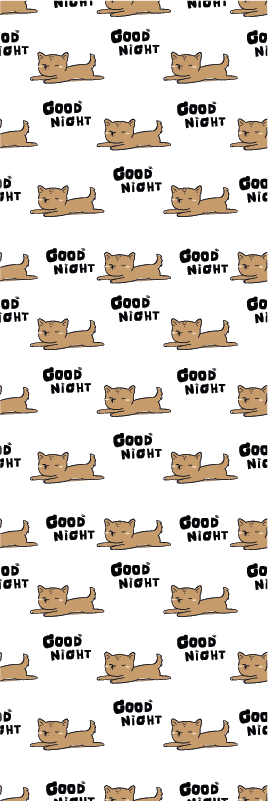 Bedroom vinyl rug cute dog napping - TenStickers