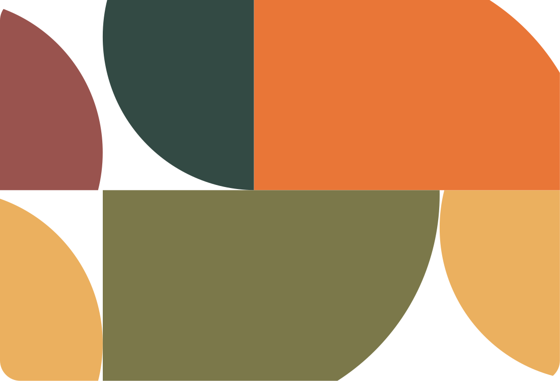 Geometric vinyl rug in abstract geometric style - TenStickers
