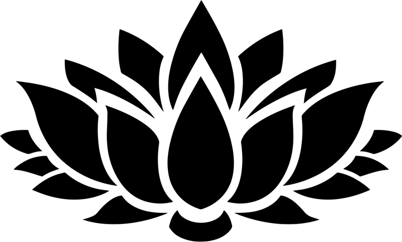 Bedroom vinyl rug in lotus style - TenStickers