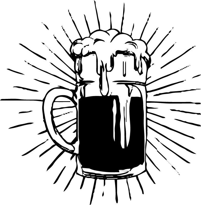 Kitchen vinyl rug for beer lovers - TenStickers