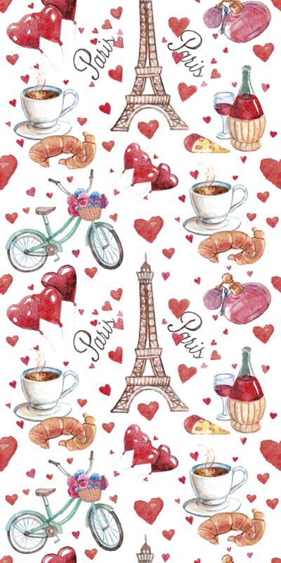 Kitchen vinyl rug i love paris - TenStickers