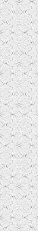 Kitchen vinyl rug with minimalist floral hexagons - TenStickers