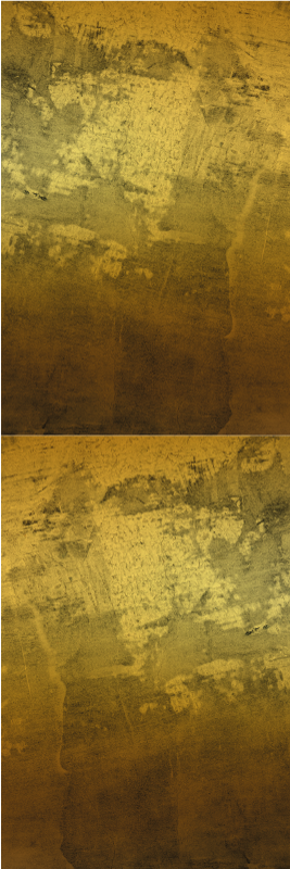 Bedroom vinyl rug with retro golden tangled pattern - TenStickers