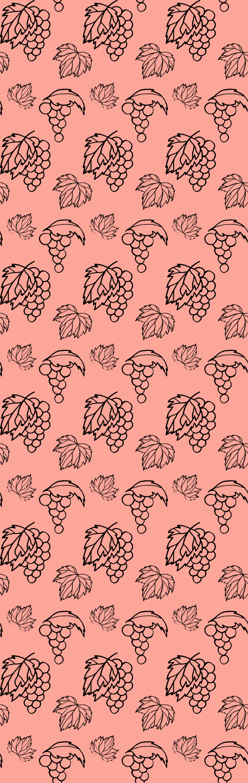 Bedroom vinyl rug with african rosa grapes design - TenStickers