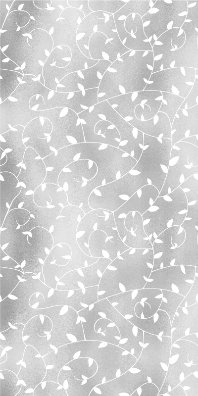 Office vinyl rug with white and silver tree branches - TenStickers