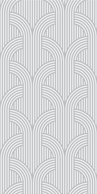 Bedroom vinyl rug in modern minimalist grey - TenStickers
