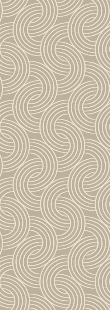 Scandinavian vinyl rug with minimalistic beige design - TenStickers