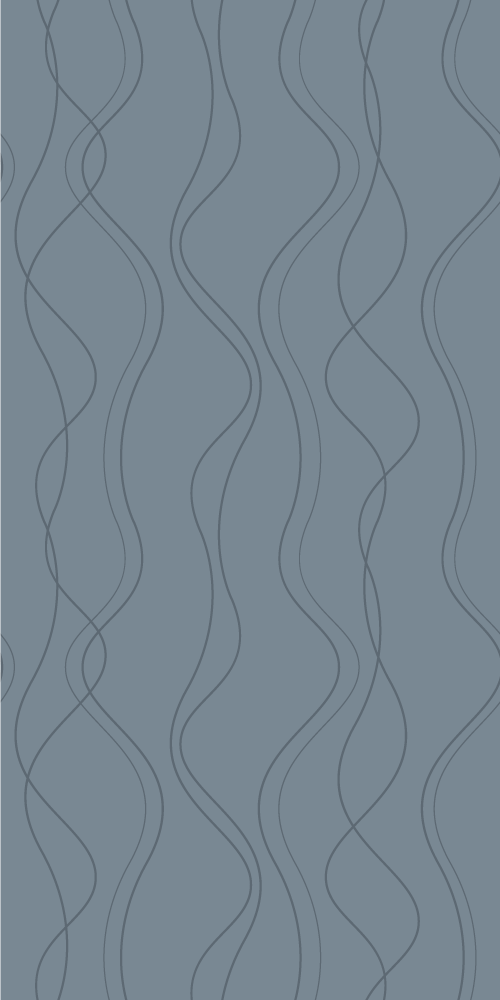 Scandinavian vinyl rug in blue art pattern - TenStickers