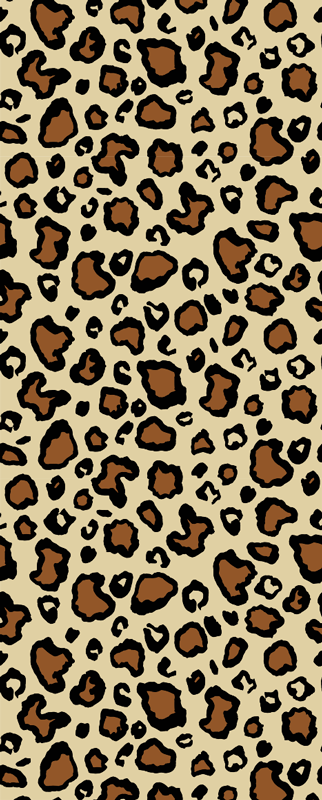 Classic leopard animal print animal vinyl rug - TenStickers