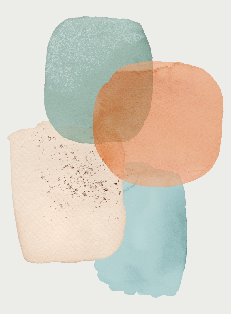 Modern vinyl rug in earthy minimalist design - TenStickers