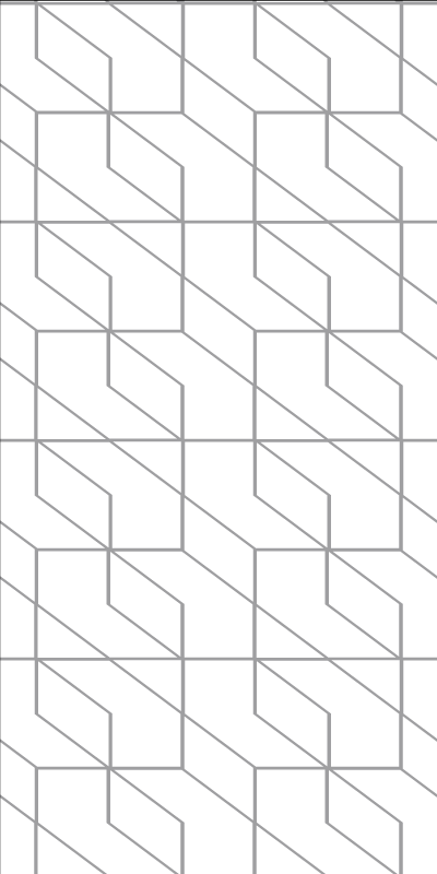 Texture vinyl rug with geometric white square pattern - TenStickers