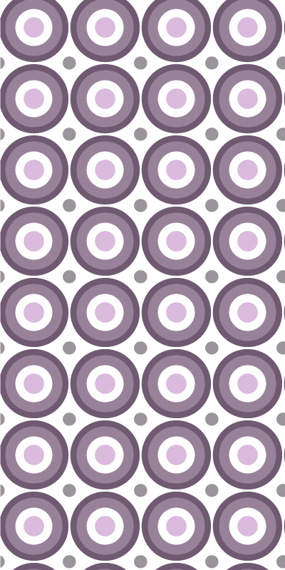 Lilac 70s style texture vinyl rug - TenStickers