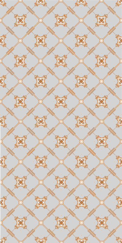Texture vinyl rug tile style diamond - TenStickers