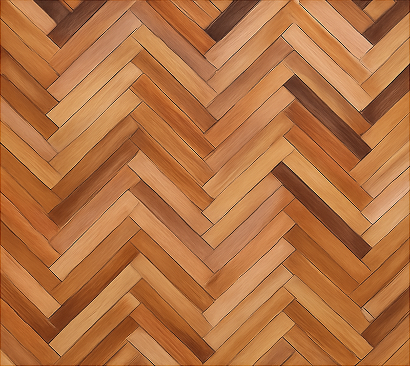 Texture vinyl rug classic oak herringbone design - TenStickers
