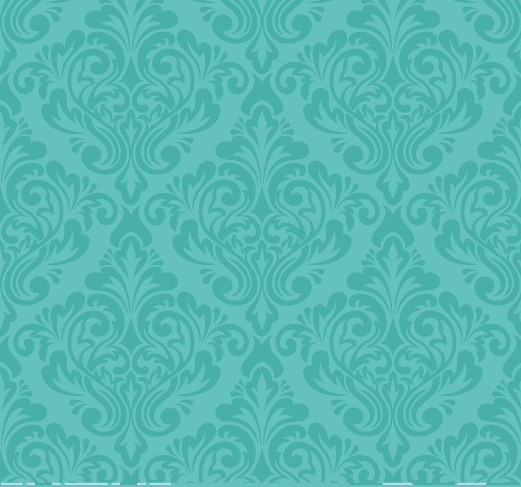 Vintage vinyl rug in damask pattern - TenStickers