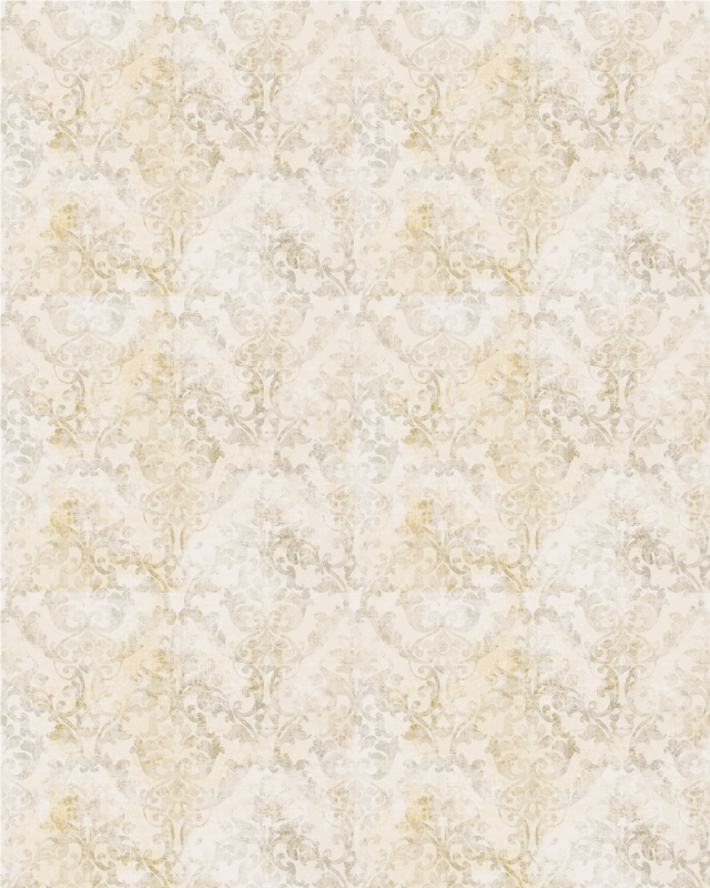 Vintage vinyl rug with damask vintage pattern - TenStickers