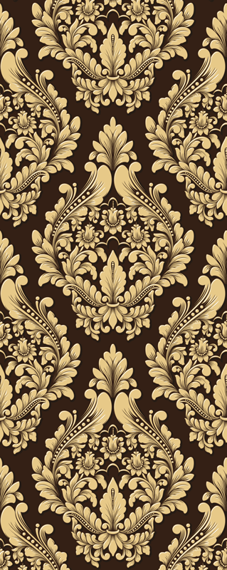 Vintage vinyl rug in timeless victorian design - TenStickers