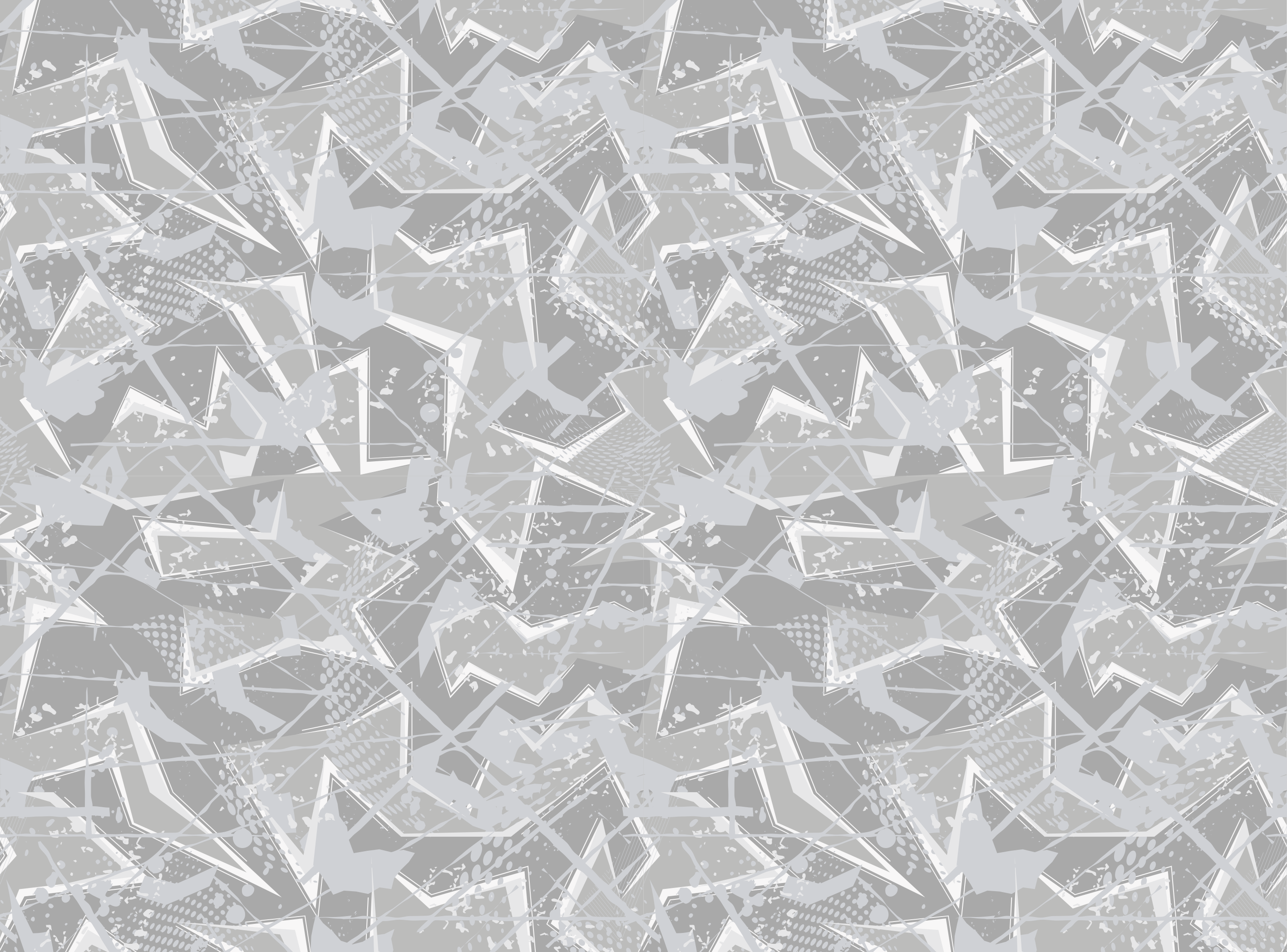 Vintage vinyl rug with gray 80's fine graphics - TenStickers