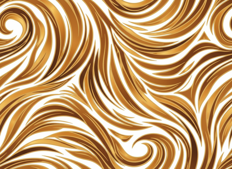 Vintage vinyl rug in golden fur design - TenStickers