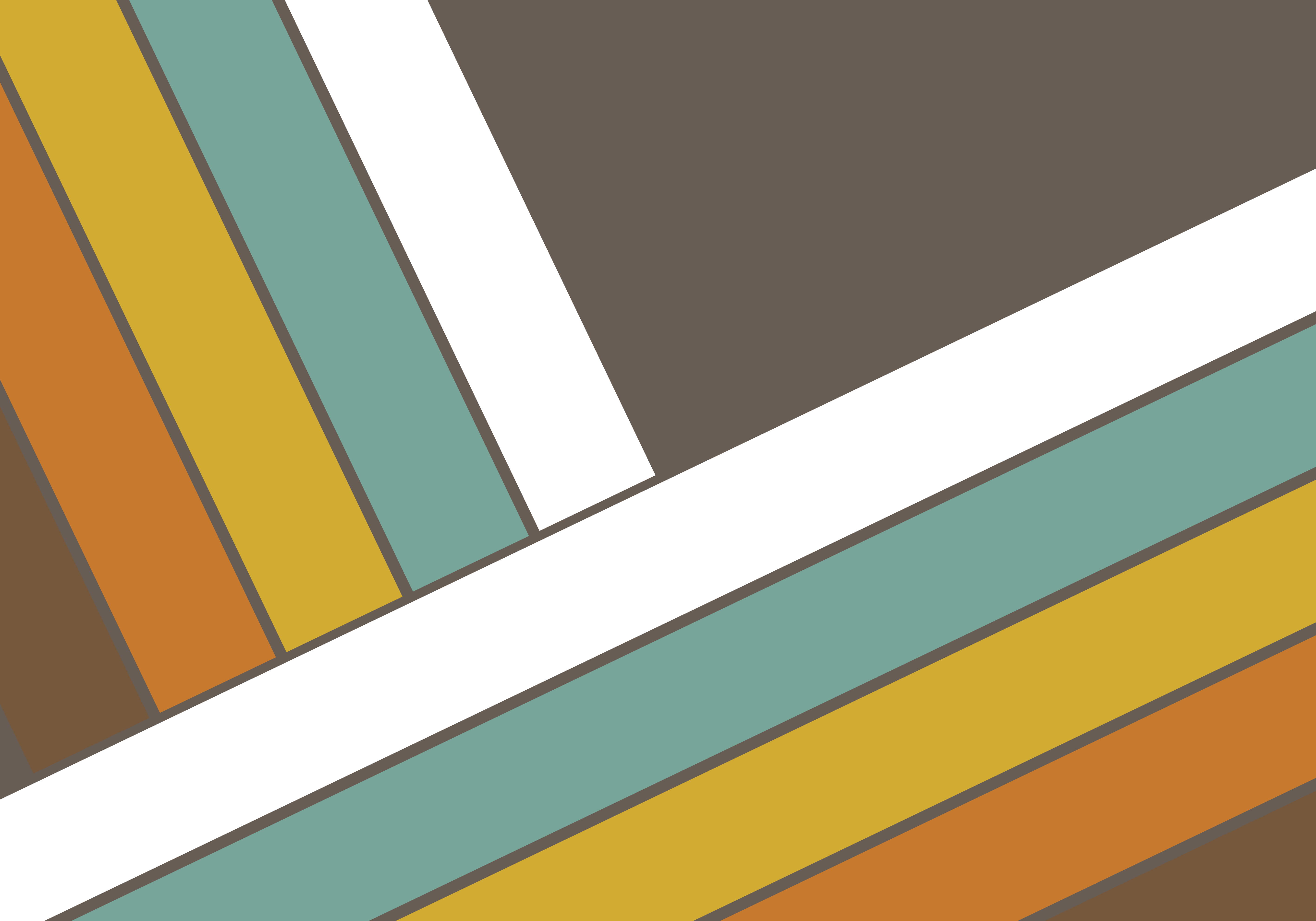 Vintage vinyl rug with retro seventies stripes - TenStickers