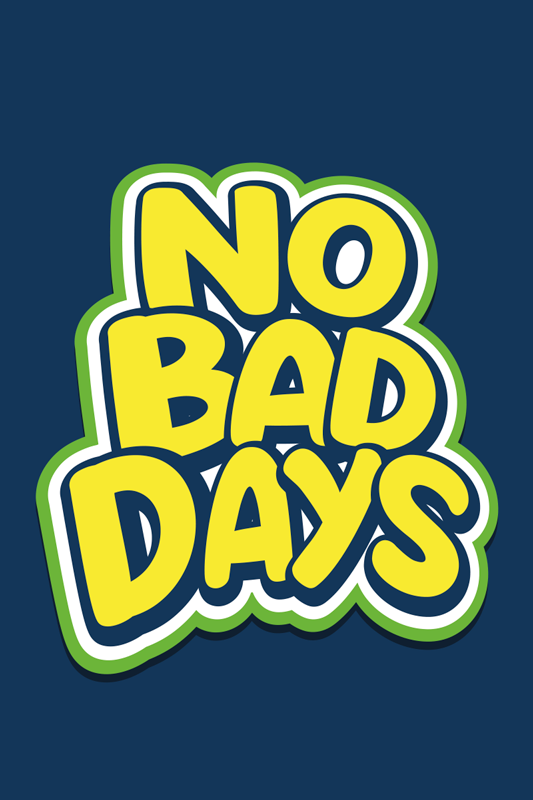 Custom vinyl rug for youth on bad days - TenStickers