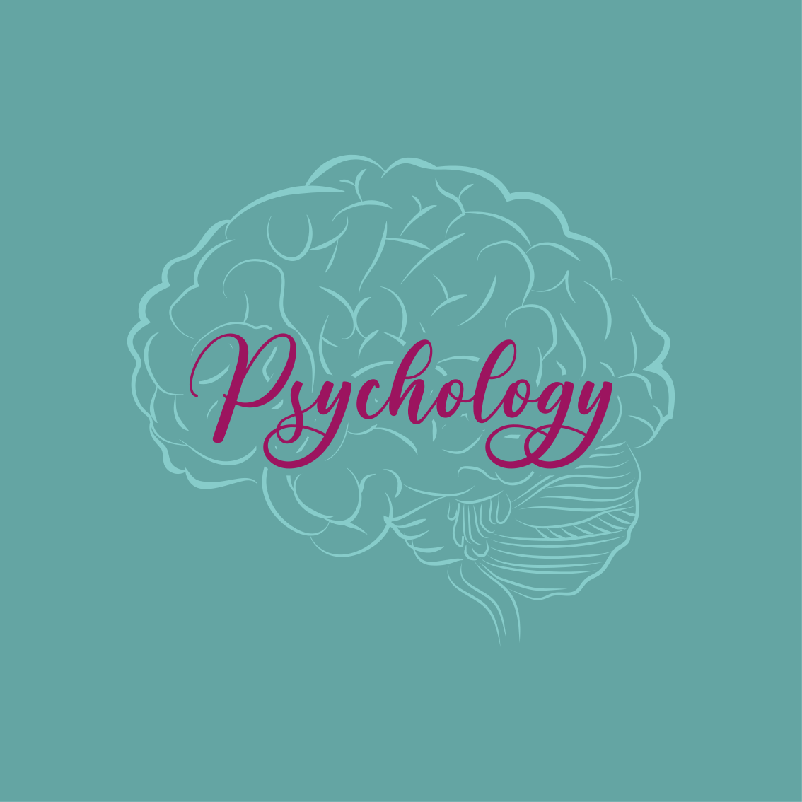 Custom vinyl rug psychology brain design - TenStickers