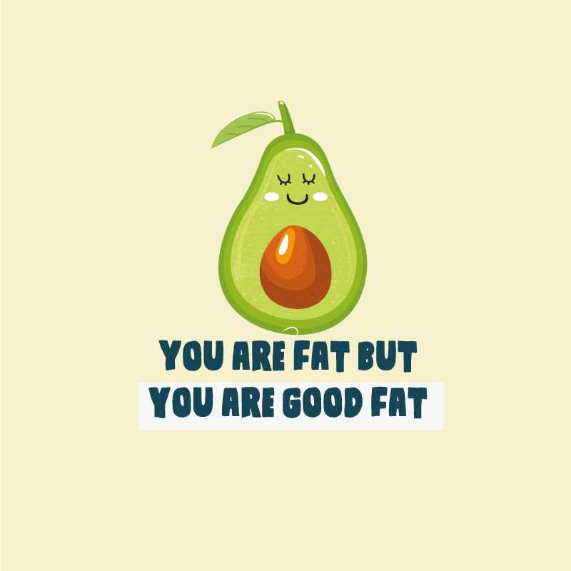 Custom vinyl rug with a funny avocado quote - TenStickers