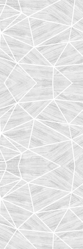 Texture vinyl rug in white and silver wood pattern - TenStickers