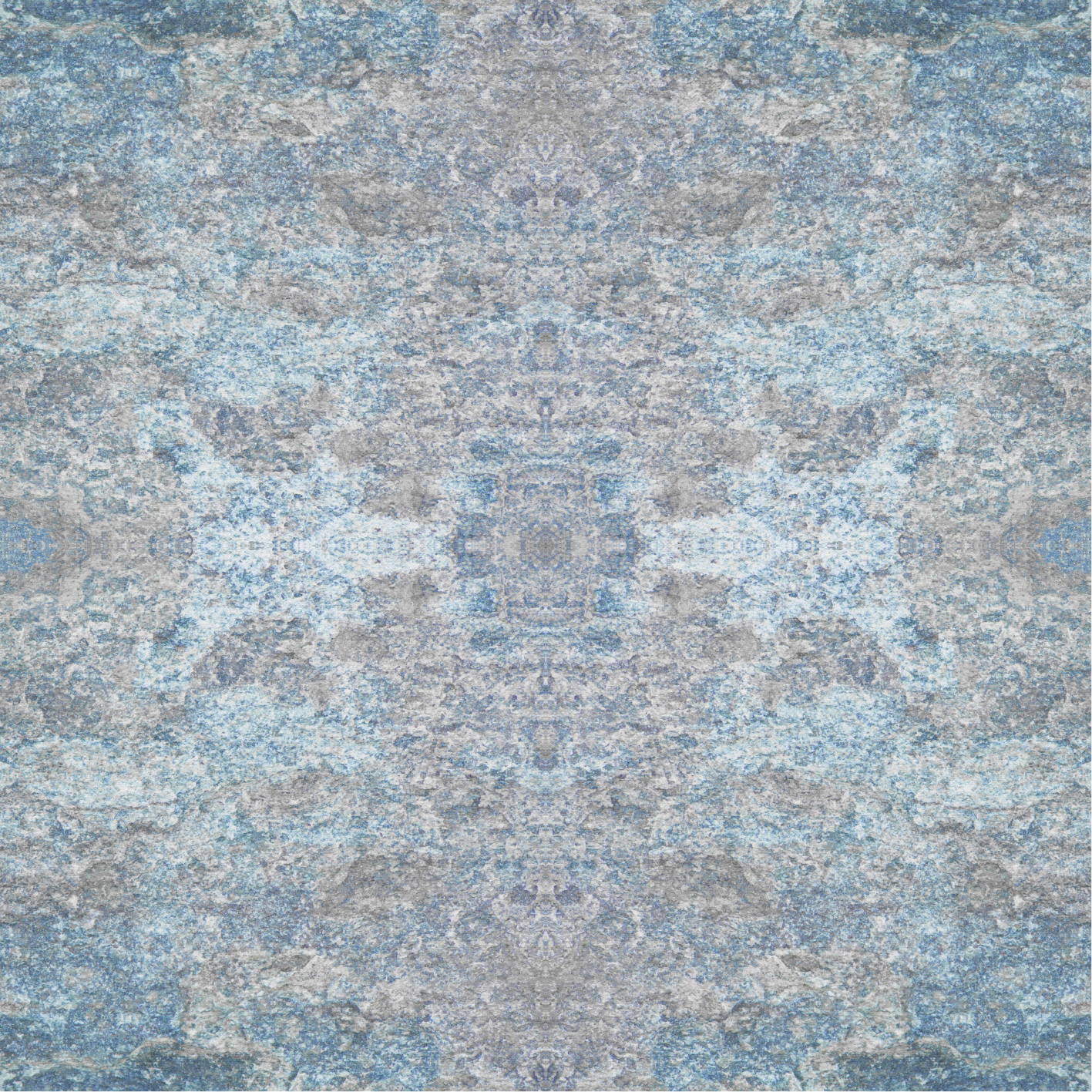 Texture vinyl rug in light blue and beige marble - TenStickers