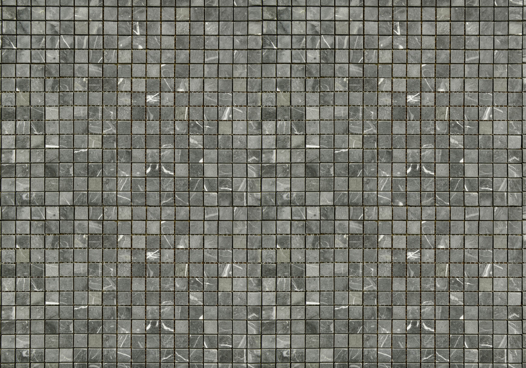 Grey vinyl rug with black tiles design - TenStickers