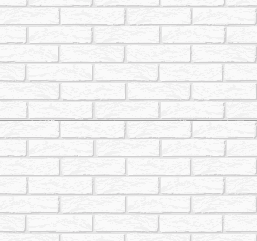 White vinyl rug with brick wall texture - TenStickers