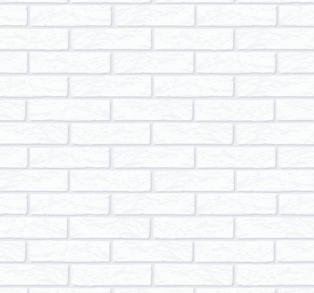 White vinyl rug with white brick design - TenStickers